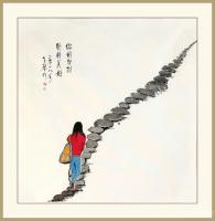 艺术家秦发艺日记:诗画欣赏：【你的坚持，终将美好】
作家、警世窗杂志总编、社【图0】