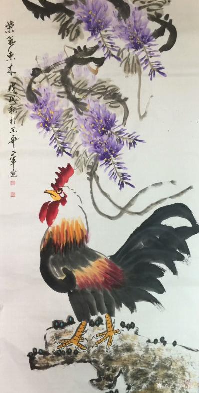 王世军收藏-2018年10月11日应邀参加新老朋友小聚，在一起书画交流，现场挥毫泼墨创作国画【图4】