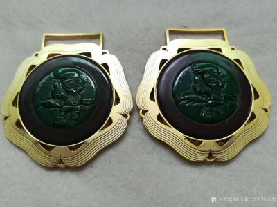 绿玉姿工艺厂叶金发荣誉-荣誉证书：肇庆黄岗广绿玉姿工艺厂，在第41届全国文房四宝艺术博览会上，你单位生产【图4】