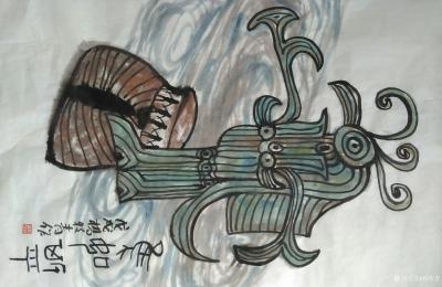 杨牧青日记-澳大利亚的卡卡杜国家公园中有多处古老的原住民岩画，记录了先民的狩猎、宗教等方方面【图8】