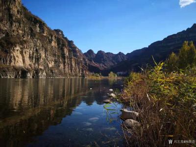 杨牧青日记-感恩摄影之美一一面南而望，基地对面是大金佛站以慧眼相视，后面是红尊渔塘农家，左【图3】