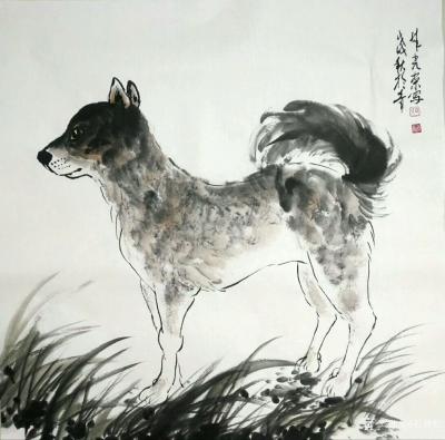 石梦松日记-石梦松原创国画十二生肖图《子鼠》，《丑牛》，《寅虎》，《卯兔》，《辰龙》，《巳蛇【图10】