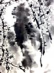 龚光万日志-国画花鸟梅花之白梅，录王冕诗《三月东风吹雪消，湖南山色翠如浇【图3】