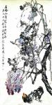 甘庆琼日志-国画花鸟画新作《岭南春早》雨打芭蕉 ，尺寸 123cmX24【图1】