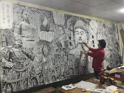 马培童日记-《用生命作笔，以灵魂作画》： 焦墨画，我从2000年开始闭门谢客，开始研究，探索【图4】