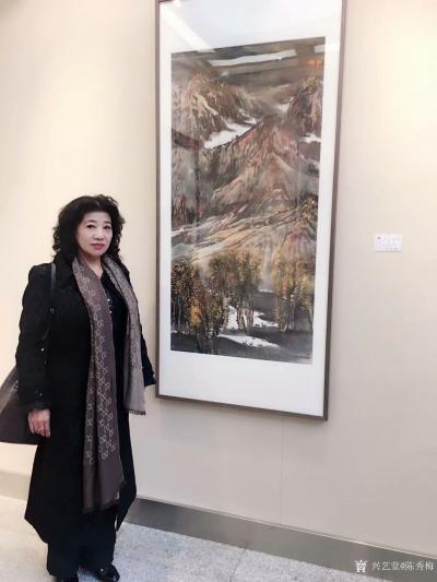 陈秀梅生活-宁夏画院在甘肃省美术馆举办（中国梦一宁夏情书画作品巡展）非常成功！谢谢朋友的支持【图3】