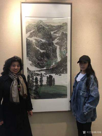 陈秀梅生活-宁夏画院在甘肃省美术馆举办（中国梦一宁夏情书画作品巡展）非常成功！谢谢朋友的支持【图4】