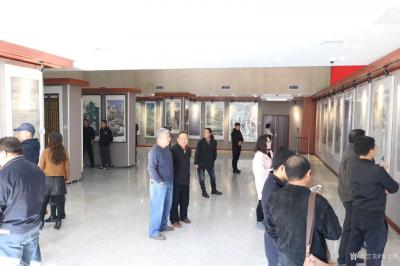 安士胜收藏-西青区首期群众书画骨干创研班年度汇报展于11月1日上午在西青文化中心展览馆开幕，【图1】