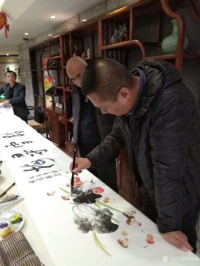 周居安收藏-11月4日甘肃书画院、中国观网一带一路书画院二分院在市中心的中海国际御品轩  以【图1】