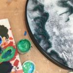 周海波日志-《钉子画》，用钉子制作的山水画，今天完成最后一遍上色！立体与【图2】