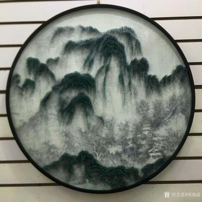 周海波日记-《钉子画》，用钉子制作的山水画，今天完成最后一遍上色！立体与平面相结合的艺术品，【图4】