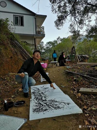 徐家康日记-《江西横峰写生记》横峰～新篁真是好山好水，植物形态丰富，有千年板栗，有千年雌雄红【图4】