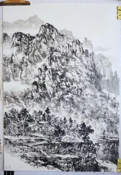 阎敏日记-太行山写生进行时：秋高气爽的太行山，朦胧的太行山，太行的山村，远离城市的喧嚣，晴【图1】