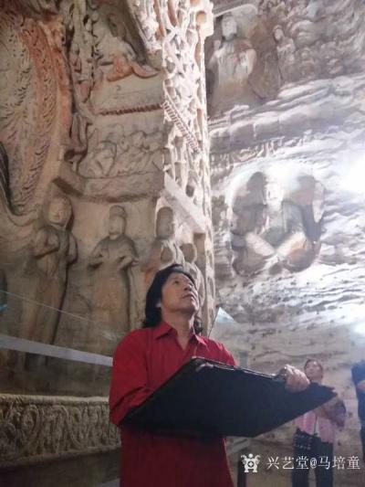 马培童日记-《焦墨画的用笔是手上功夫，要做到“勤、稳、准，很，是墨要活”。》马培童焦墨画感悟【图1】