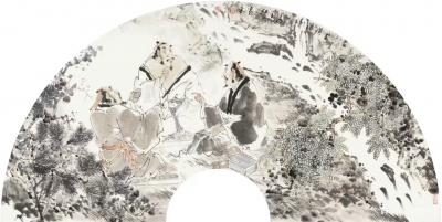 何学忠收藏-赵青章老师国画人物画佳作欣赏！(赵老师是我高一美术老师，那是1984年，我刚从农【图1】