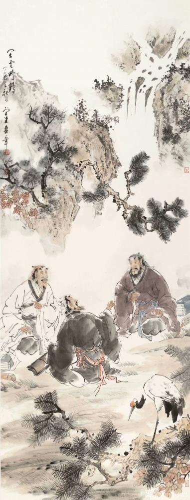 何学忠收藏-赵青章老师国画人物画佳作欣赏！(赵老师是我高一美术老师，那是1984年，我刚从农【图2】