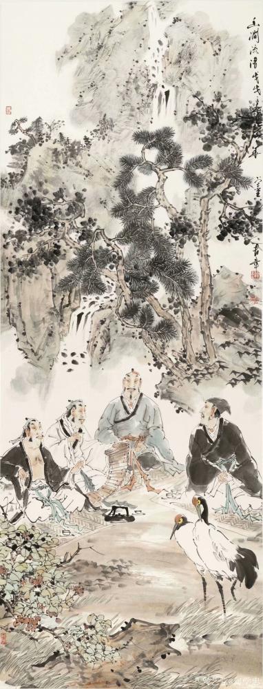 何学忠收藏-赵青章老师国画人物画佳作欣赏！(赵老师是我高一美术老师，那是1984年，我刚从农【图6】