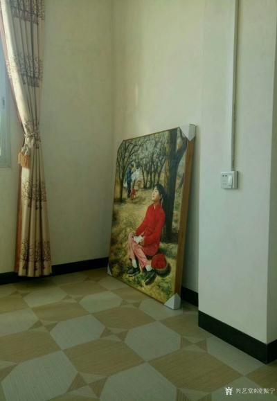 凌振宁日记-油画人物画乡村少女题材系列作品四幅，乡村的气息，恬静朴实，与都市少女对比，别有一【图4】