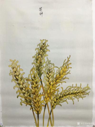 周海波日记-纯手绘油画风景《24节气》系列作品，尺寸大小50x70cm，整套一共24幅作品，【图2】