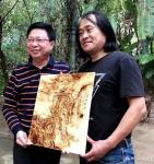 孙传海生活-“吴川书画交流会”，11月27日我应广东省吴川市美协副主席陈【图1】