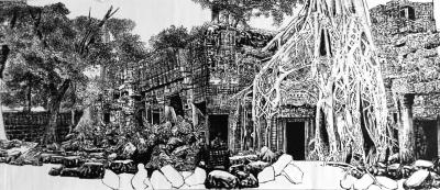 马培童日记-《焦墨，需要天赋和勤奋》马培童焦墨画感悟笔记（57）：真正想做一名焦墨画家，一定【图2】