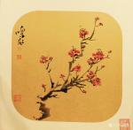周鹏飞日志-国画花鸟画梅花系列作品，今天大雪，折梅示红暖心⋯
尺寸四尺【图2】