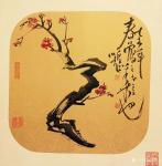 周鹏飞日志-国画花鸟画梅花系列作品，今天大雪，折梅示红暖心⋯
尺寸四尺【图4】