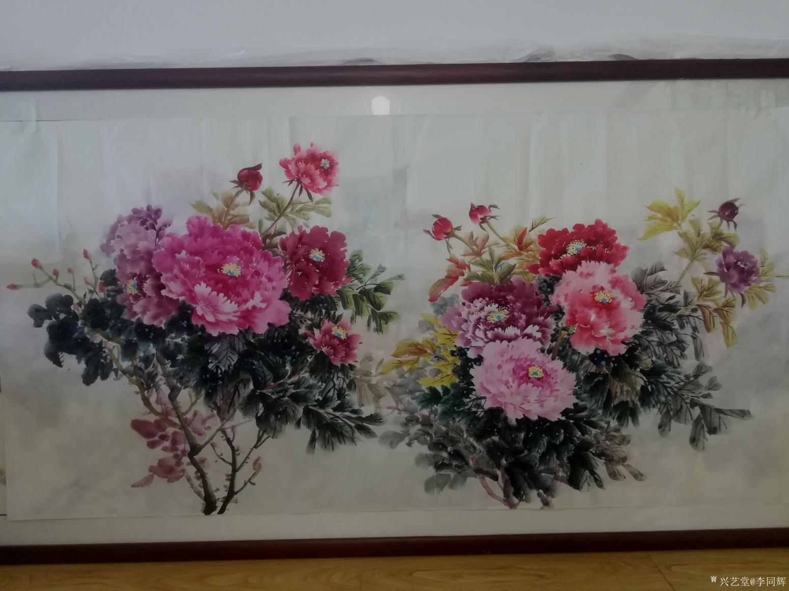 李同辉国画作品《福贵牡丹》【图24】