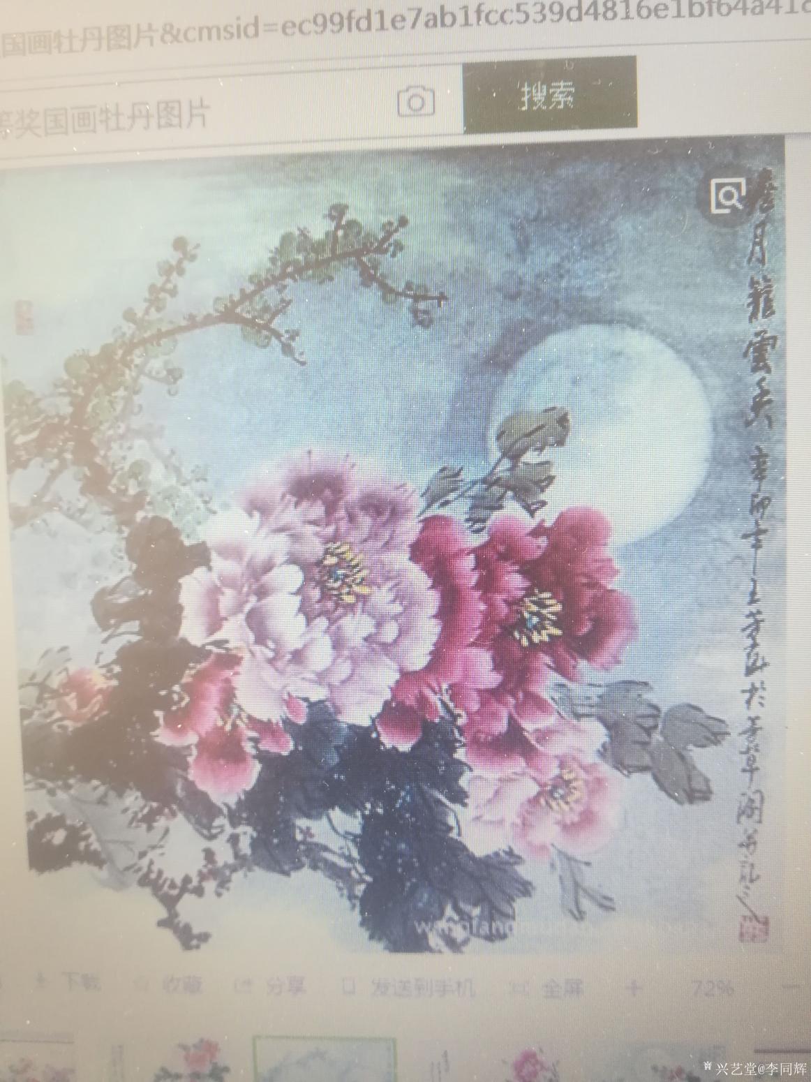 李同辉国画作品《福贵牡丹》【图33】