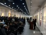 阎敏生活-宝安区美术年度大展《欢聚》开幕式在宝安区图书馆负一楼展览厅隆【图1】