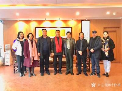叶仲桥生活-广东汉莎画院组织二0一九年第一次书画交流活动，来自天津、佛山、肇庆、中山、云浮等【图1】