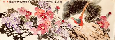 叶仲桥生活-广东汉莎画院组织二0一九年第一次书画交流活动，来自天津、佛山、肇庆、中山、云浮等【图4】