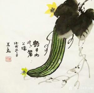 李万勤国画作品《数日雨晴攀上墙》价格50.00元