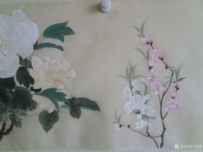 马晓薇日记-为十米长卷《百花图卷》题词——摘录百花诗词二十余首，收纳近一年素材绘制而成。
【图3】