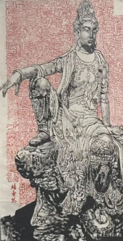 马培童日记-《麦积山石窟写生创作》马培童焦墨画感悟笔记之（70）
  麦积山石窟写生创作，【图1】