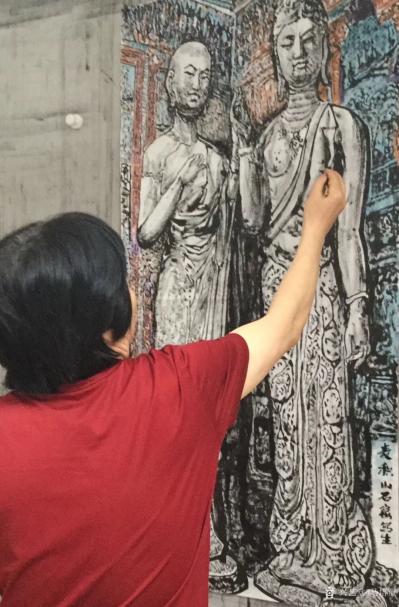 马培童日记-《焦墨画与书法的用笔用墨运腕》马培童焦墨画感悟笔记之（72）
  焦墨画写生创【图4】