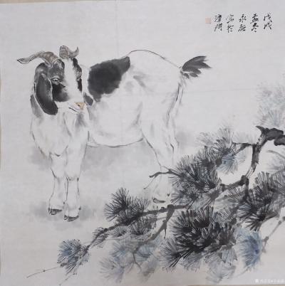 于永强日记-最近画些写意，主以走兽为主，部分作品已结缘。【图5】