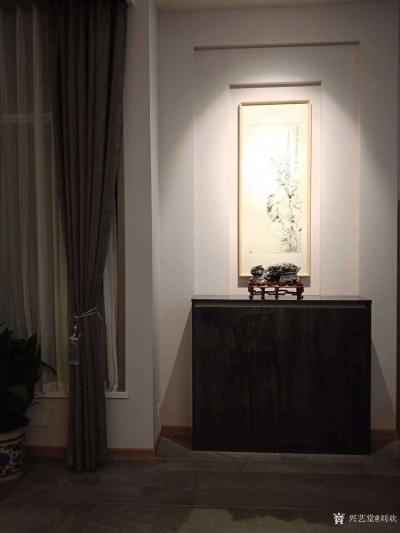 刘欢收藏-客户买画后返图及喜悦之情分享  
  老板说，为了这几幅画，特意买了一栋别墅挂【图2】