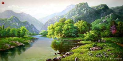 王征明收藏-油画水彩画水粉画区别：油画以油为调和剂在特制的画布或画版上创作，颜料可多可少；水【图3】