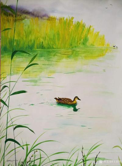 王征明收藏-油画水彩画水粉画区别：油画以油为调和剂在特制的画布或画版上创作，颜料可多可少；水【图4】