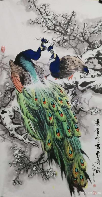 陈忠良收藏-王先生定制国画花鸟画《漫富冬雪有奇葩》等3幅已完成，感谢你的光顾与介绍朋友买画，【图1】