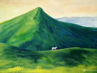 王征明收藏-希特勒与王征明的绘画对比；
1德国希特勒的水彩画：描绘了德国莱茵兰和他的祖国奥【图4】