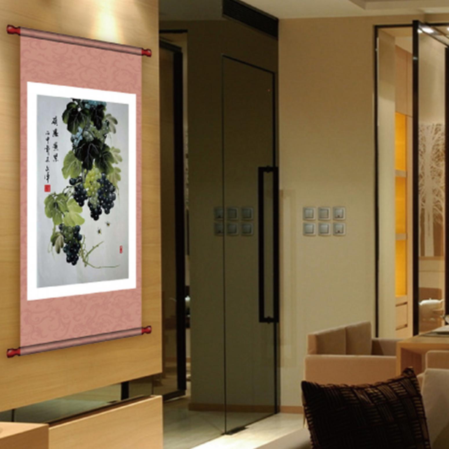 党文军国画作品《【葡萄2】作者党文军》【图3】