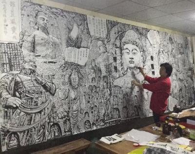 马培童日记-《焦墨之路，一生的追求》马陪童焦墨画感悟笔迹之（73）
  焦墨画艺术创作是一【图2】