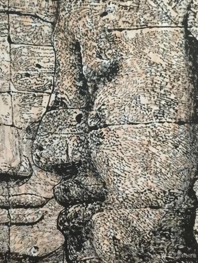 马培童日记-《可以粗茶淡饭，但不可无艺术》马陪童焦墨画感悟笔迹之（75）
   确定了一生【图1】