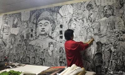 马培童日记-《拜师入门，守一而终》马陪童焦墨画感悟笔迹之（77）
  画焦墨画没有几十年的【图1】