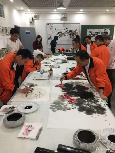 阎敏生活-深圳宝安区文联文艺志愿服务“红色文艺轻骑兵”深圳宝安区美术家协会小分队传统水墨画【图2】