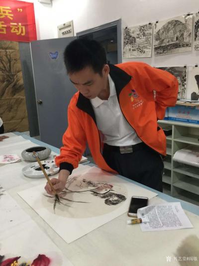 阎敏生活-深圳宝安区文联文艺志愿服务“红色文艺轻骑兵”深圳宝安区美术家协会小分队传统水墨画【图4】