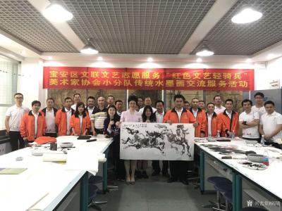 阎敏生活-深圳宝安区文联文艺志愿服务“红色文艺轻骑兵”深圳宝安区美术家协会小分队传统水墨画【图6】