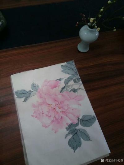 马晓薇日记-一朵牡丹，不同技法，春有百花秋有月，夏有凉风冬有雪。若无闲事挂心头，便是人间好时【图1】